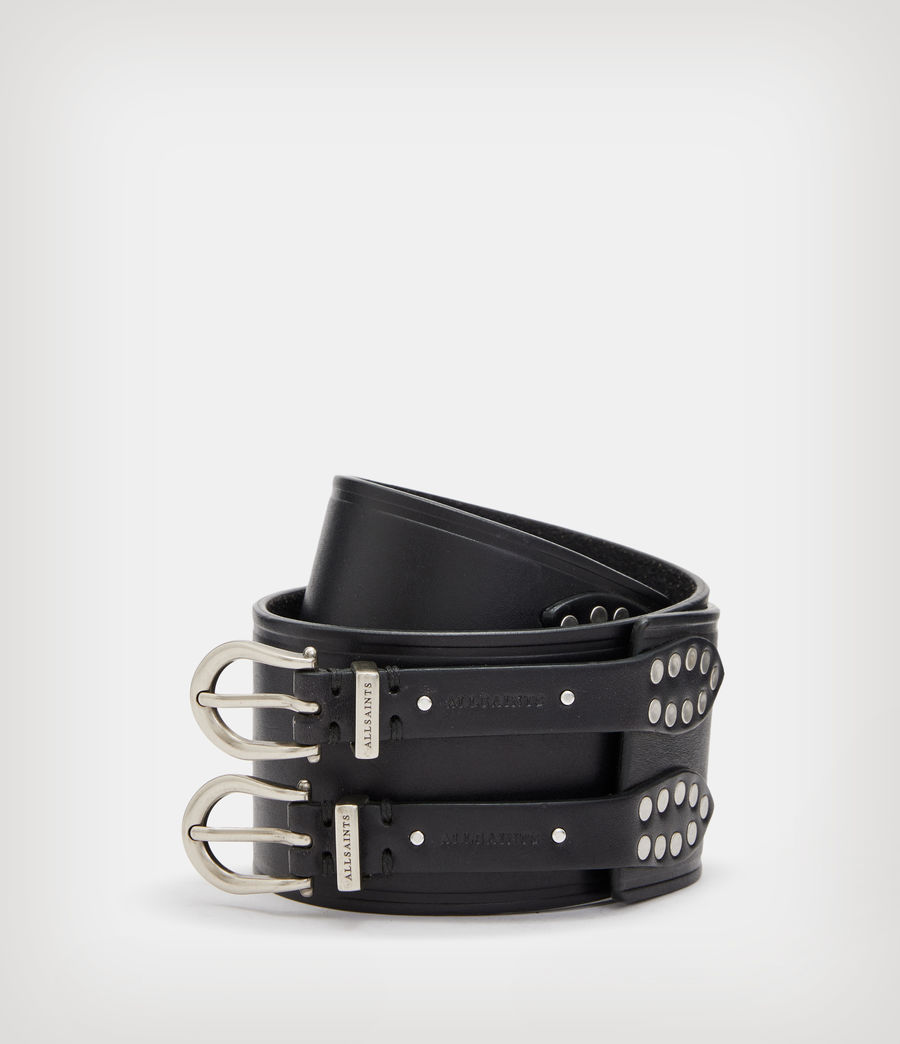 Femmes Ariel Leather Belt (black) - Image 4