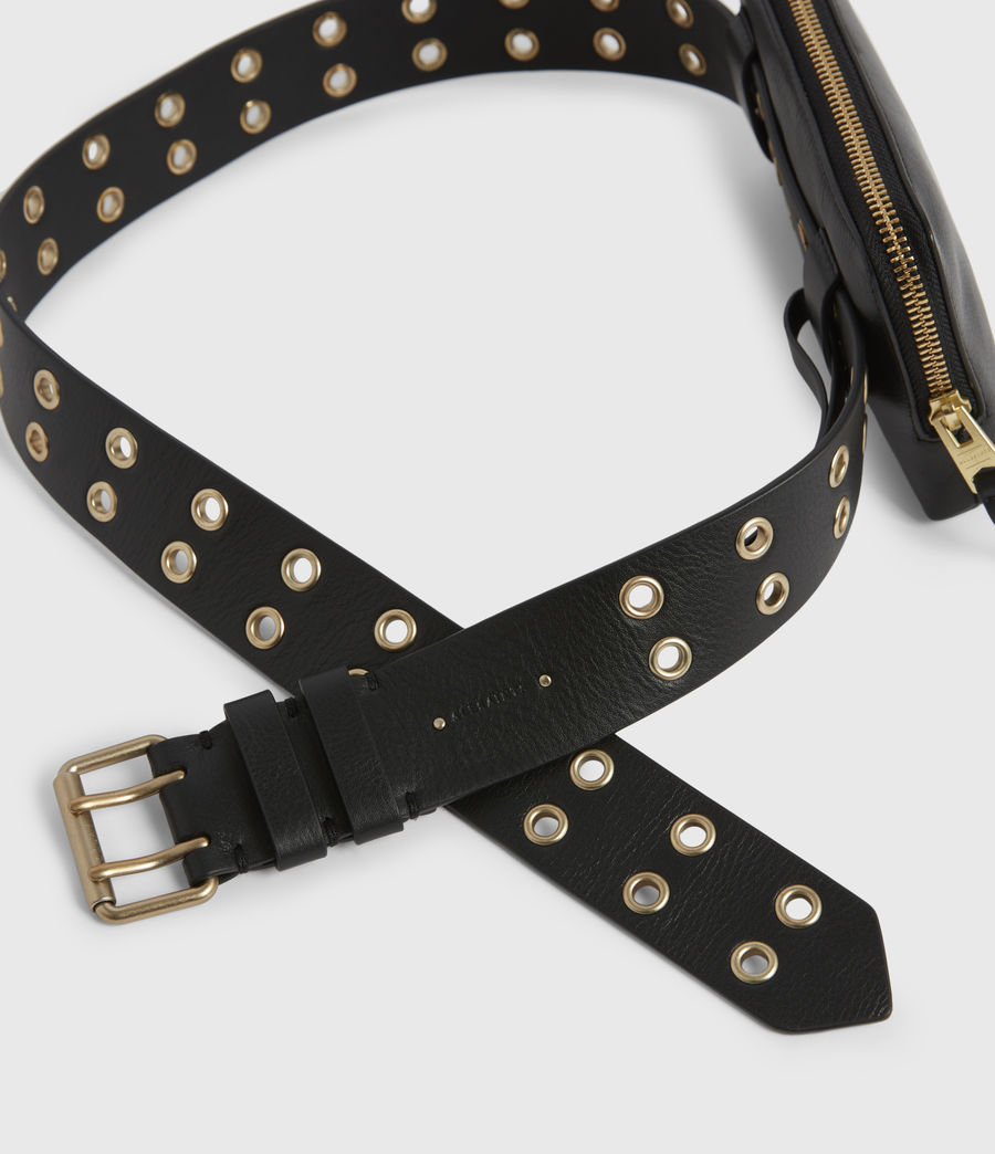 iryna removable bag leather belt