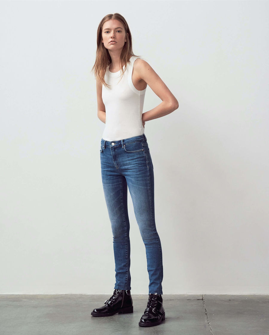 Discover our mid-rise skinny Miller jeans.