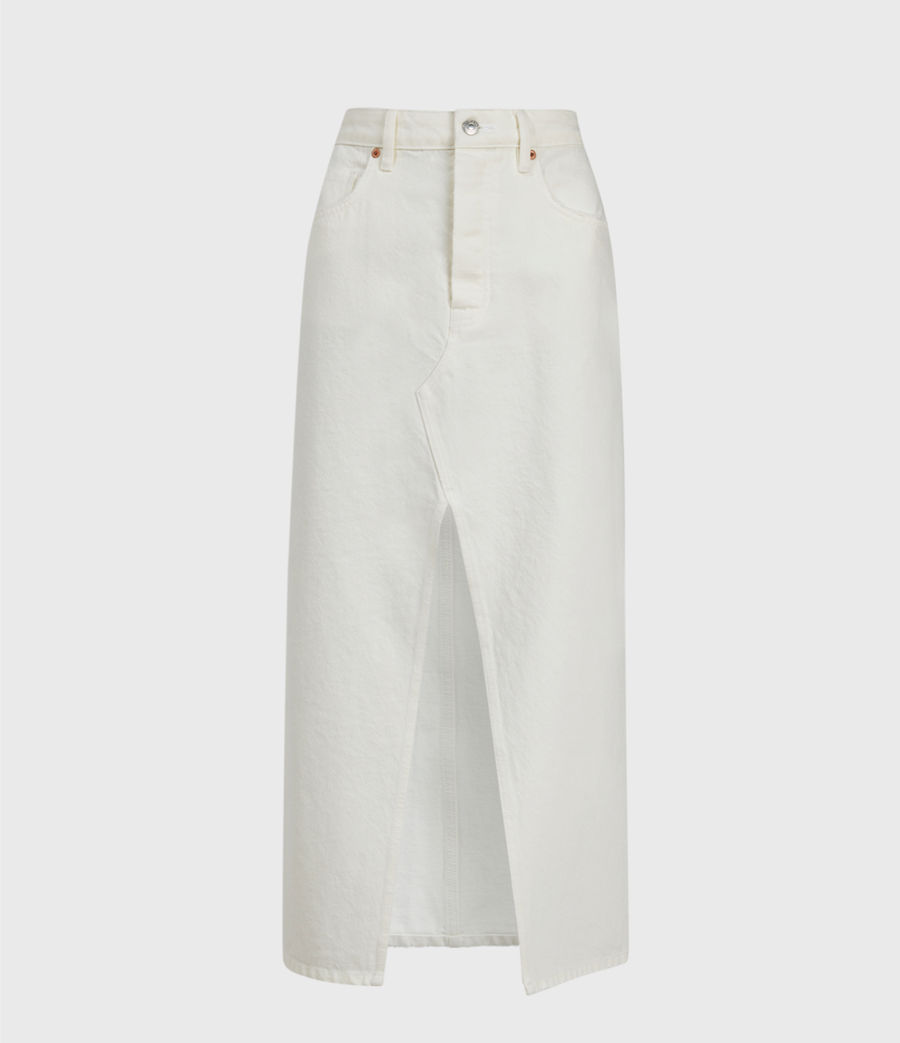 Shop the Dottie Denim Skirt.